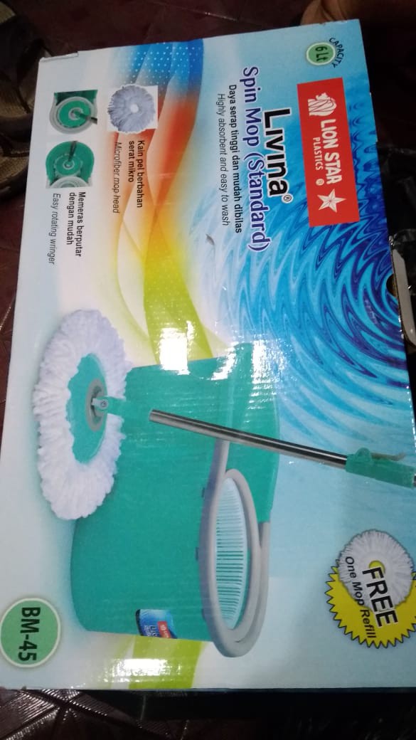 Lion Star Bm 45 Spin Mop (standart) - Pel Lantai Spi
