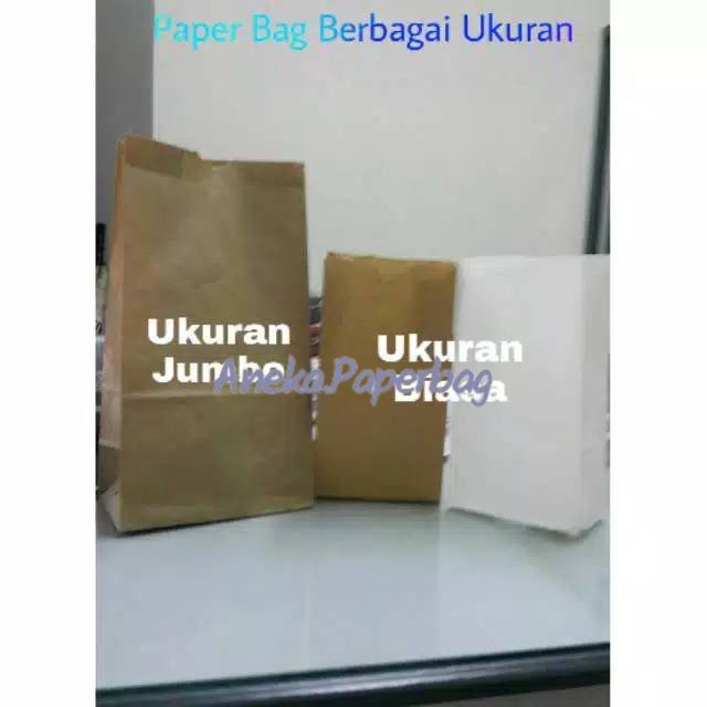 

Paperbag Jumbo Warna Cokelat | Paperbag Jumbo Serbaguna | Kantong Burger | Kantong Kentang Best Seller