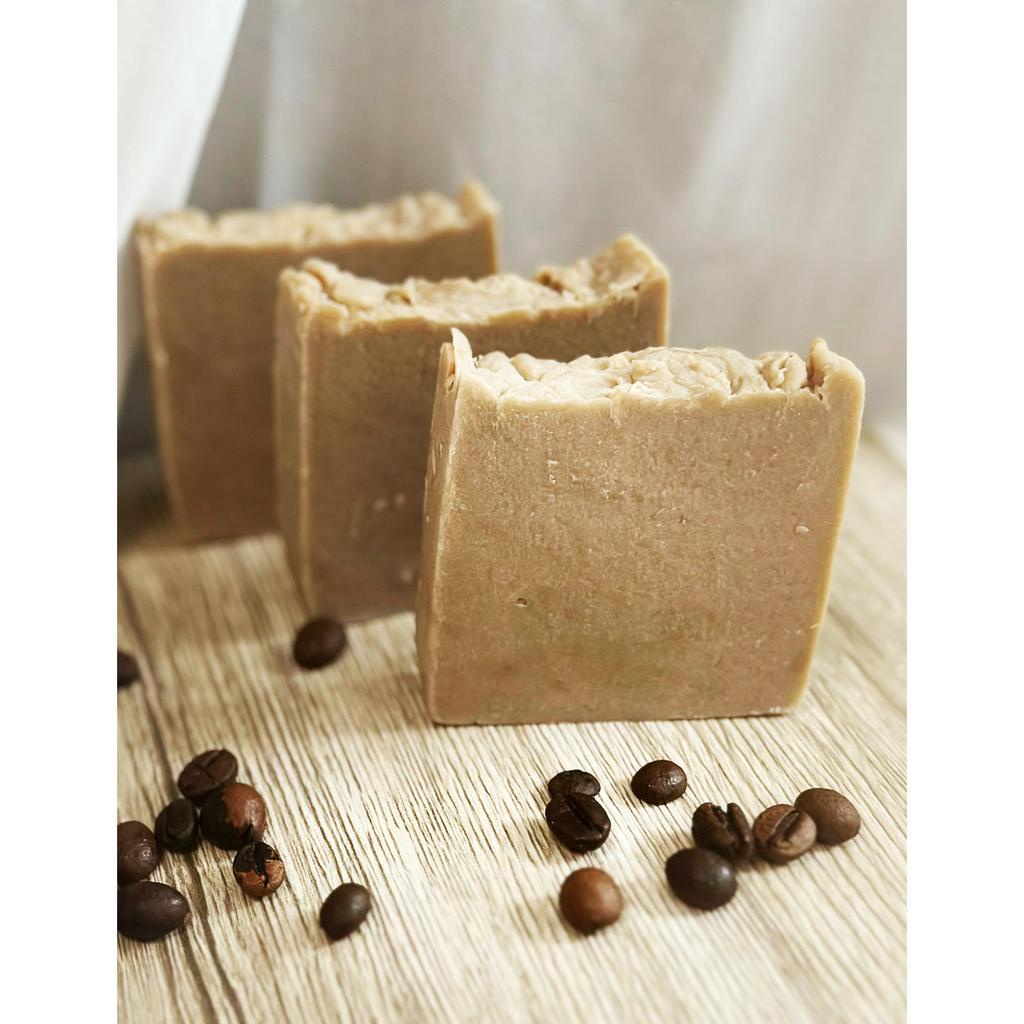 Sabun Natural Herbal Coffee Sabun Natural Coffee Scrub premium Soap / sabun kopi menyamarkan bekas luka