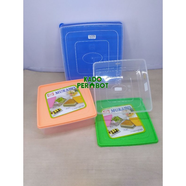 tempat kue shinpo murano - tempat kue kotak plastik - tempat kue