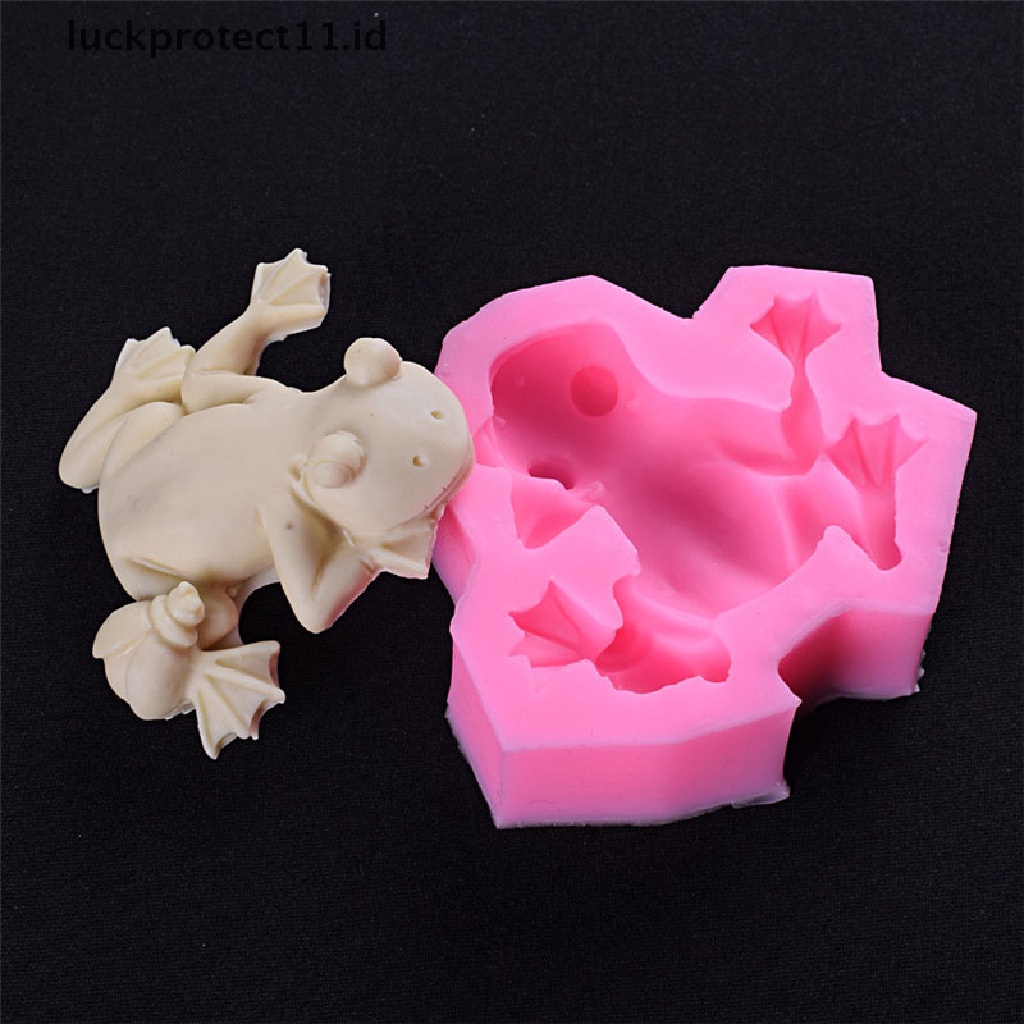 //HG&amp;ID// frog silicone fondant mold diy cake chocolate candy bakeware tools  .