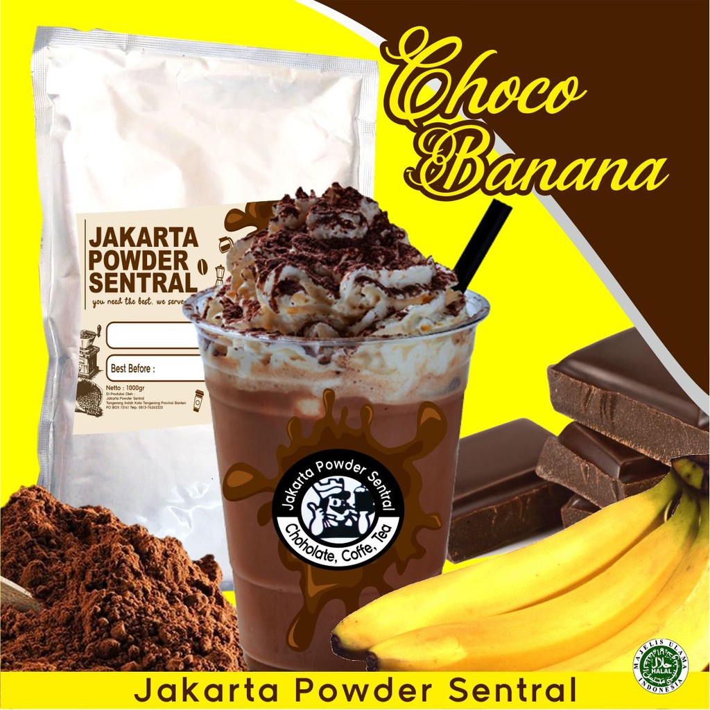 

CHOCO BANANA POWDER DRINK BUBUK MINUMAN 1kg