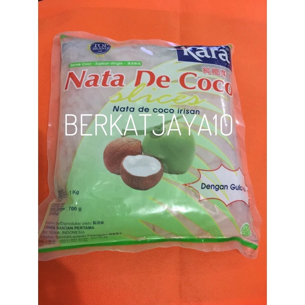 Kara Nata de Coco Irisan slice kemasan 1 kg