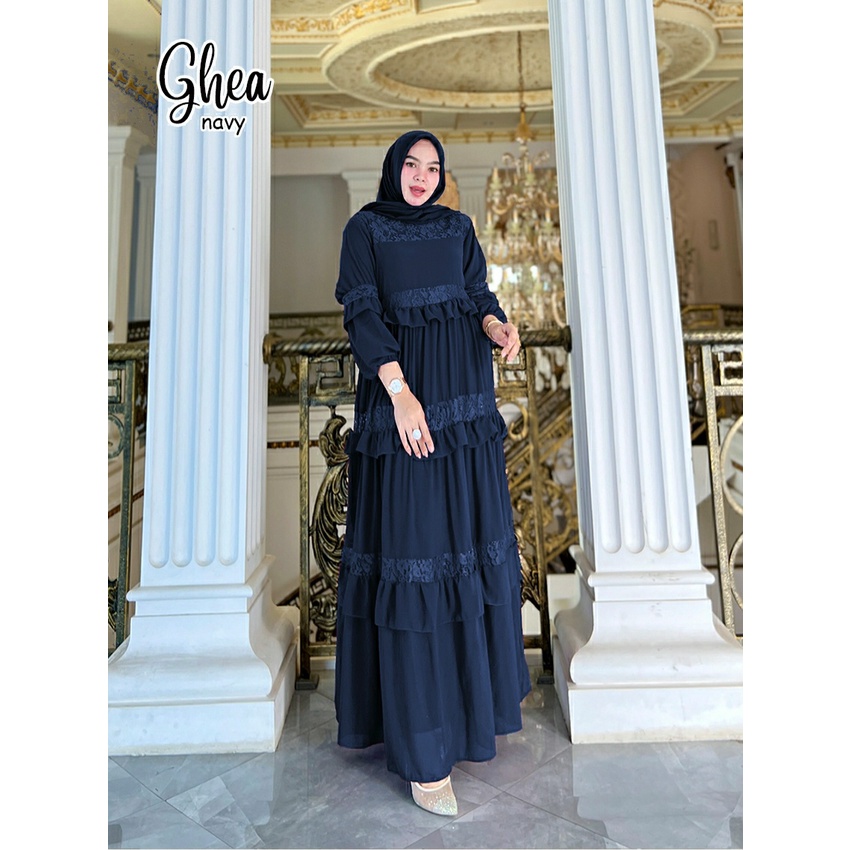 GAMIS PESTA KONDANGAN GHEA DRESS BRUKAT