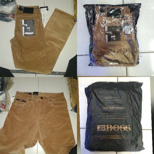 Celana Corduroy ZG BOSS reguler fit