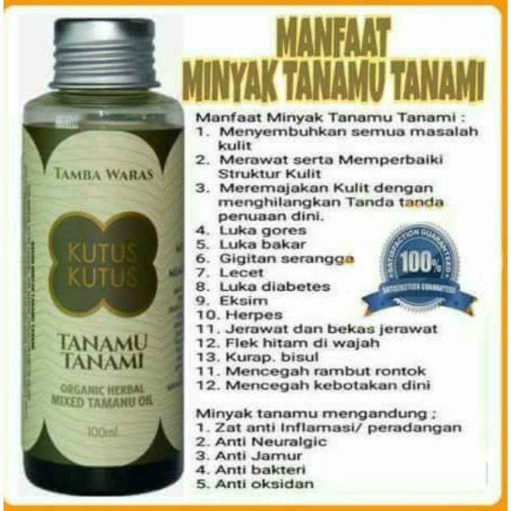 ORIGINAL Kutus kutus tanamu tanami oil / minyak kutus kutus tanamu tanami oil serba guna
