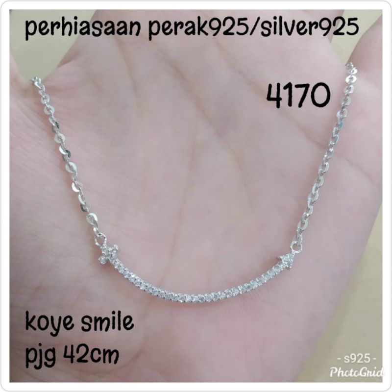 KALUNG KOYE PUTIH 4170 PERAK 925 #FOS