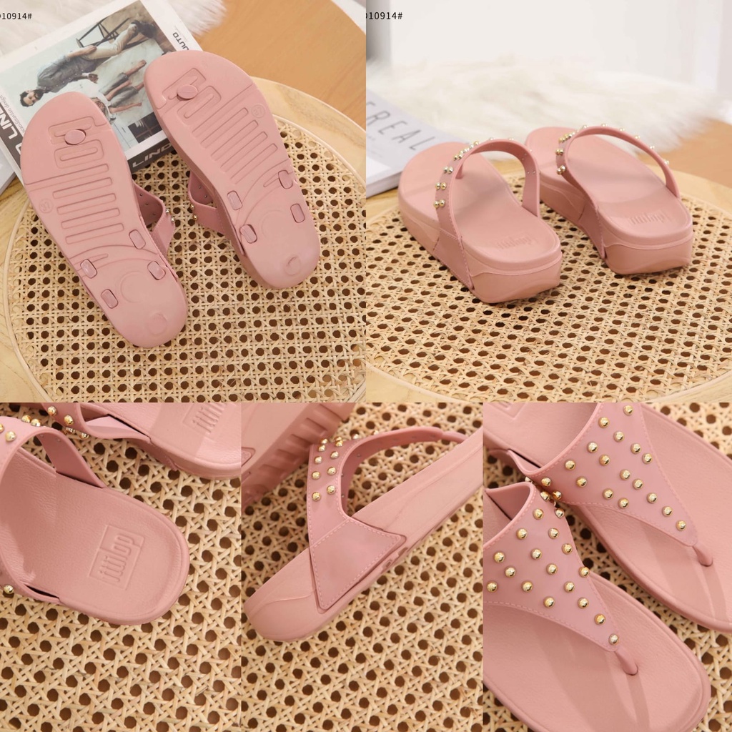 FTTILOP Slippers For Women With Rubber Sandal D10914