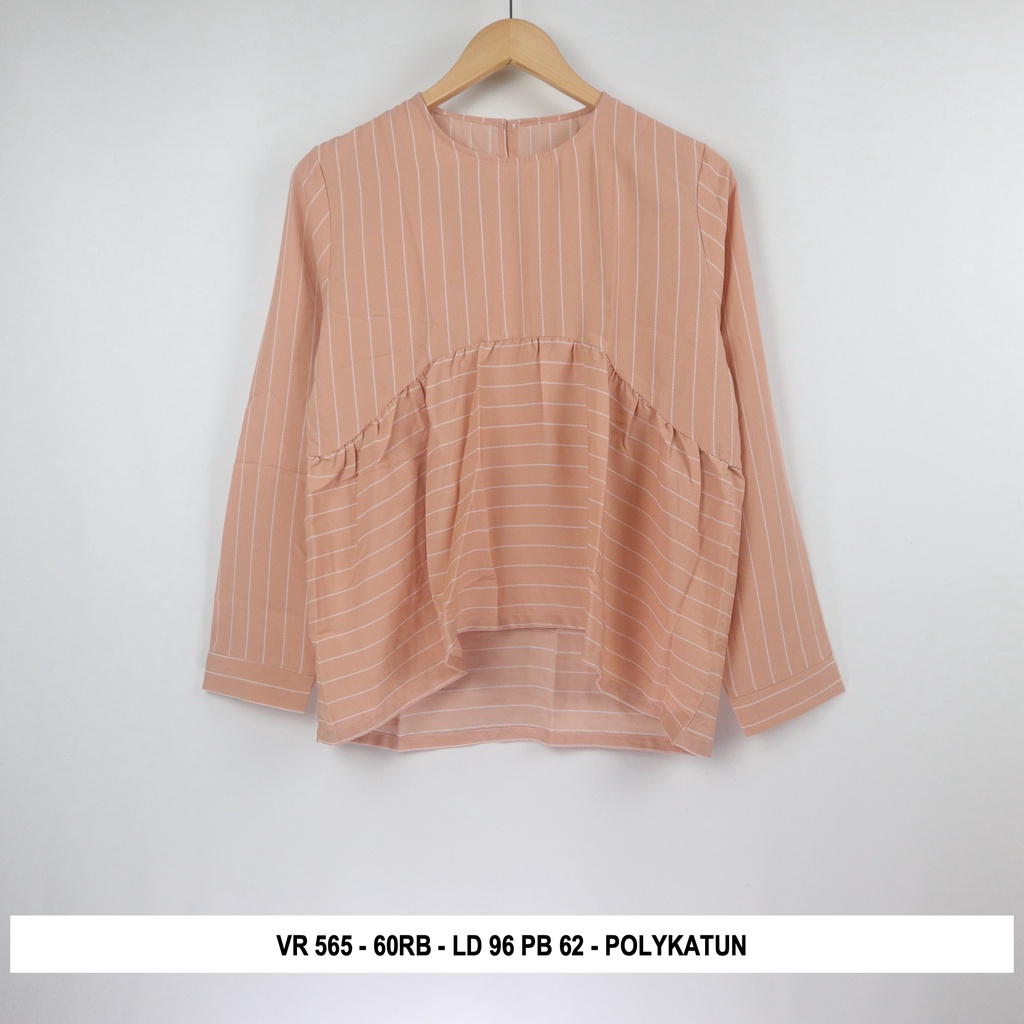 Thrift Blouse Vintage | Kode V3-VR 565