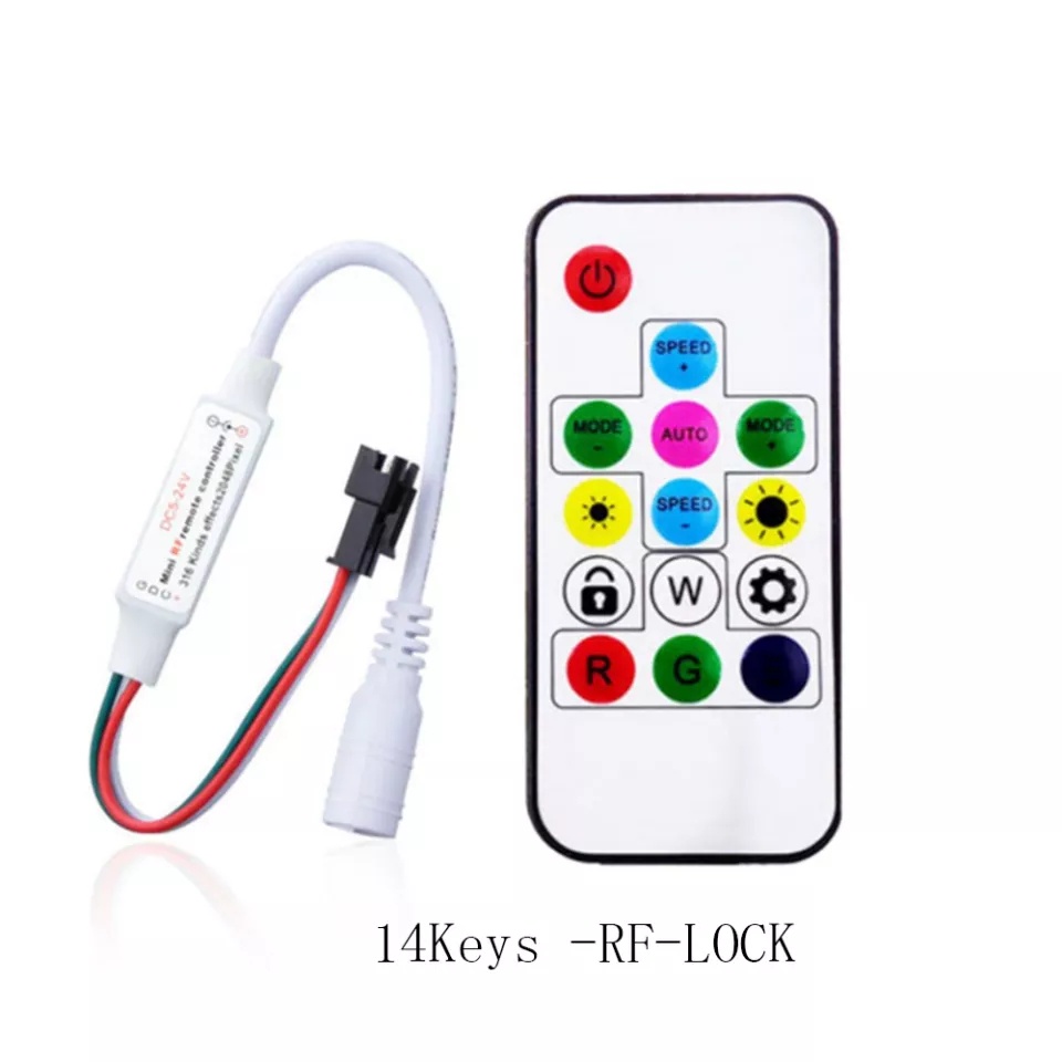 Remote control RGB RF 21 ws2812B ws 2811 LED light