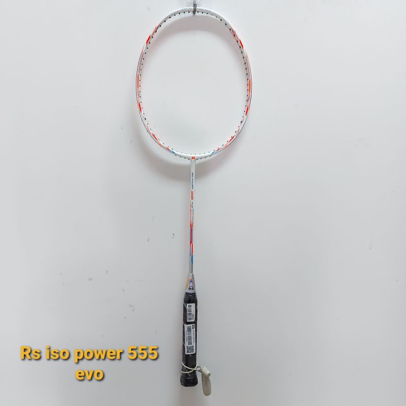 RB Raket badminton rs iso power 555 evo ( Bonus : tas, senar dan kaos )
