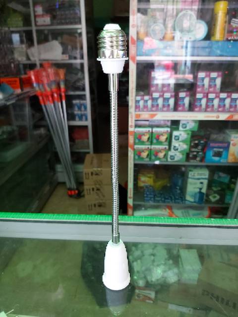 Fiting extention flexibel 30 cm / Perpanjangan Fiting lampu E27