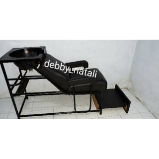 Image of thu nhỏ Washbak besi dan kursi salon include ongkir ke Taman Pemalang #0