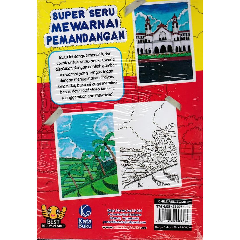 Vt40216 Super Seru Mewarnai Pemandangan Shopee Indonesia