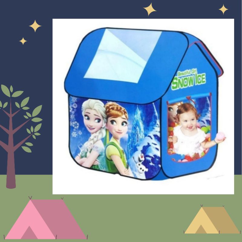 Mainan Anak Tenda Rumah Frozen Besar