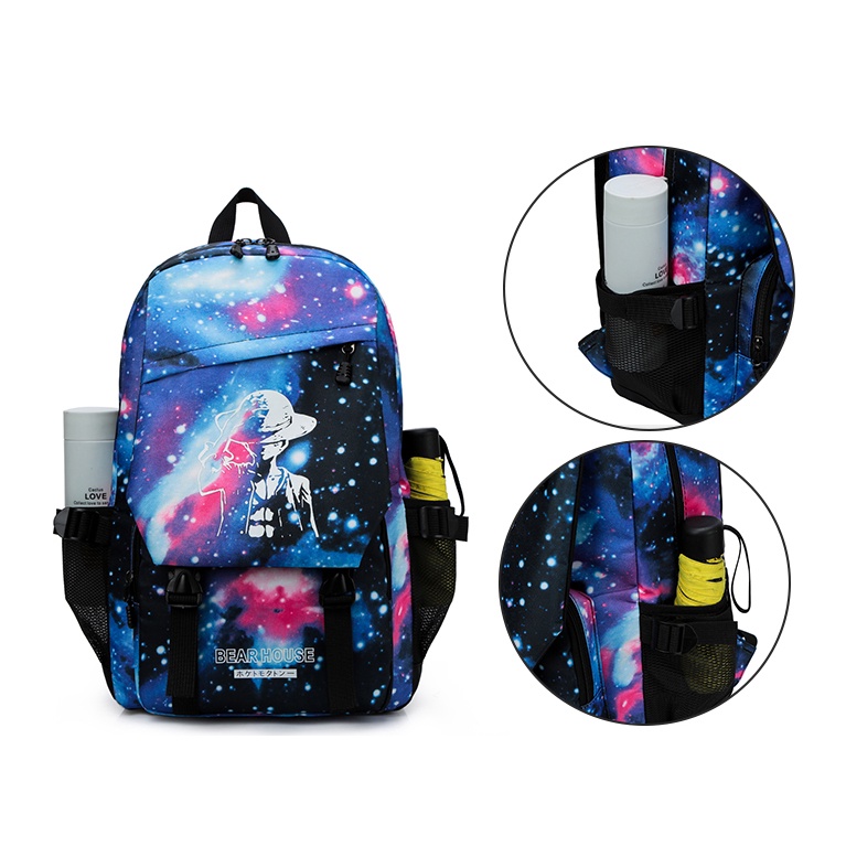 Highland Tas Ransel Pria Luminous Backpack Tas Punggung Sekolah Kerja Tas Kekinian Unisex TR506