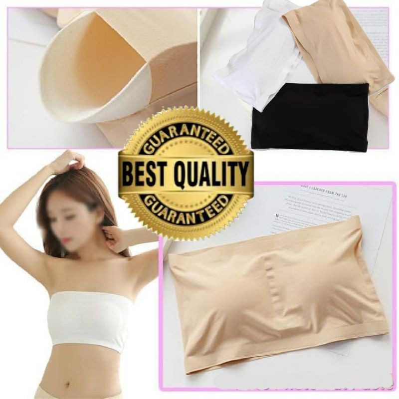 Bra Kemben Busa Push Up Bra Tangtop Seamless Ice Silk 012