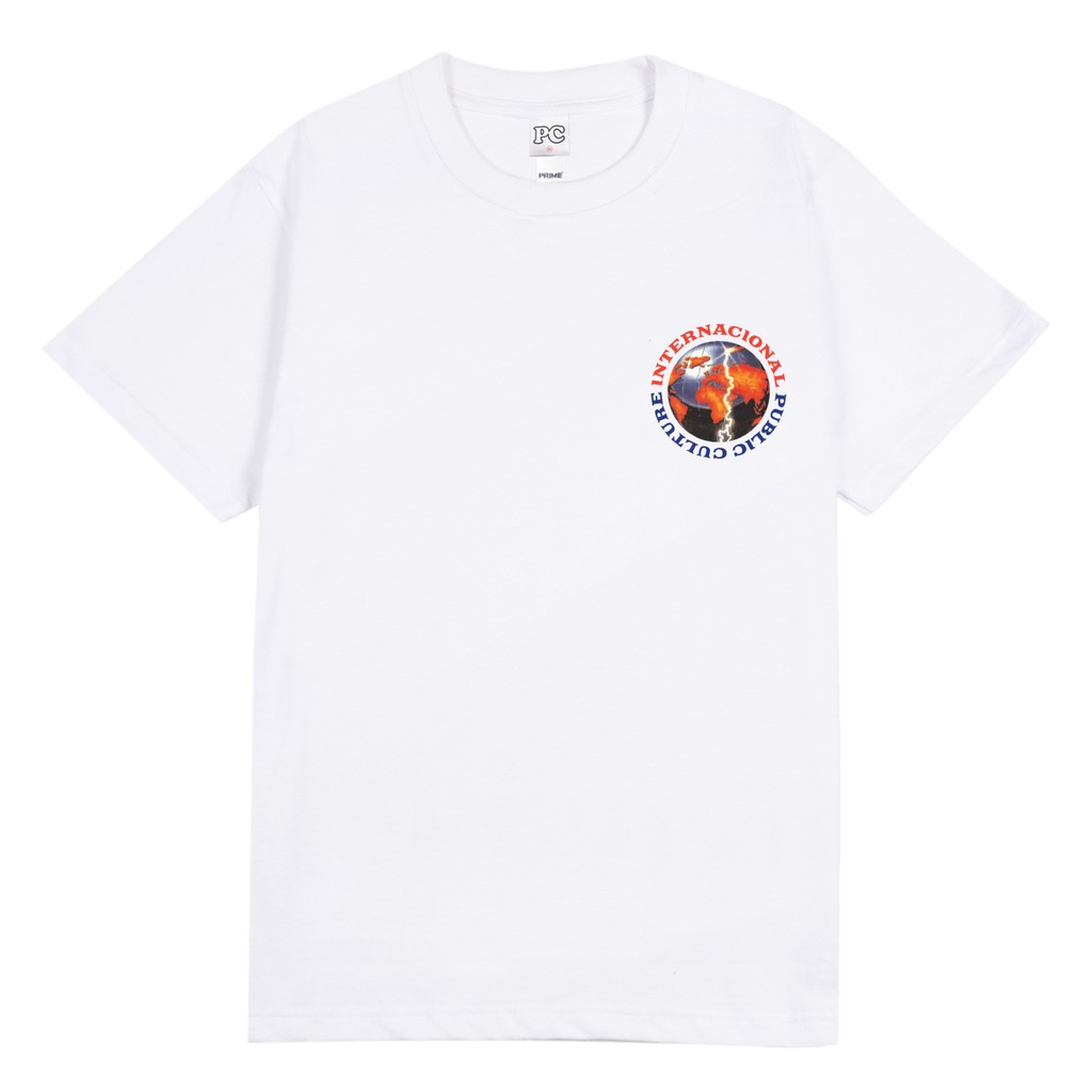 [HOT] Public Culture - Internacional Tee - White