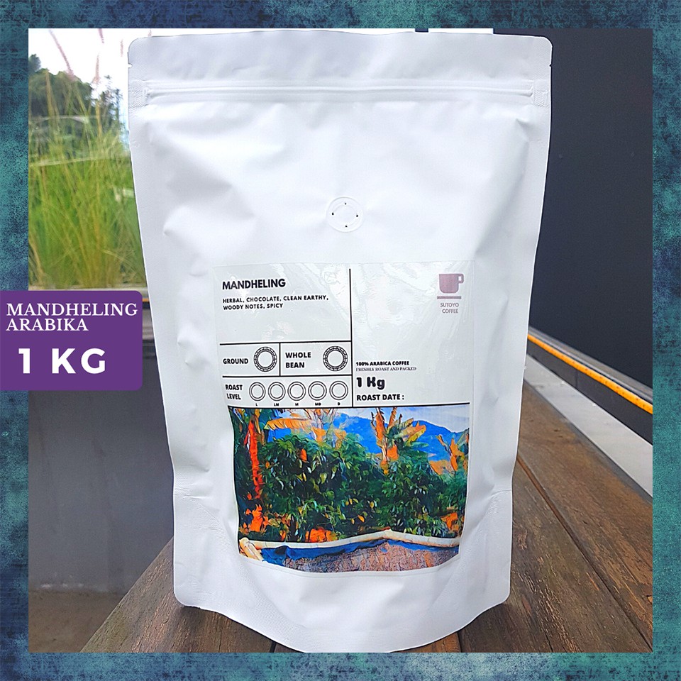

SUTOYO COFFEE Kopi Arabika Mandheling 1 Kilogram