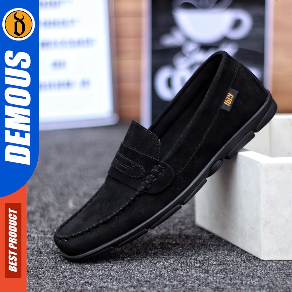 DEMOUS Sayouri - Sepatu Slip On Pria Casual