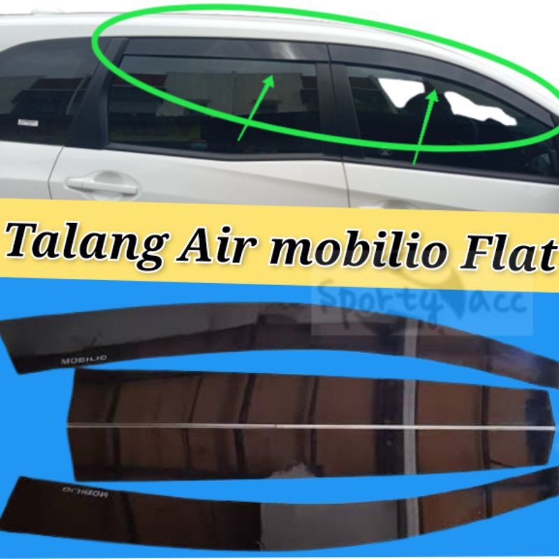 Talang air mobilio 2005-2021 up flat slim 4pintu
