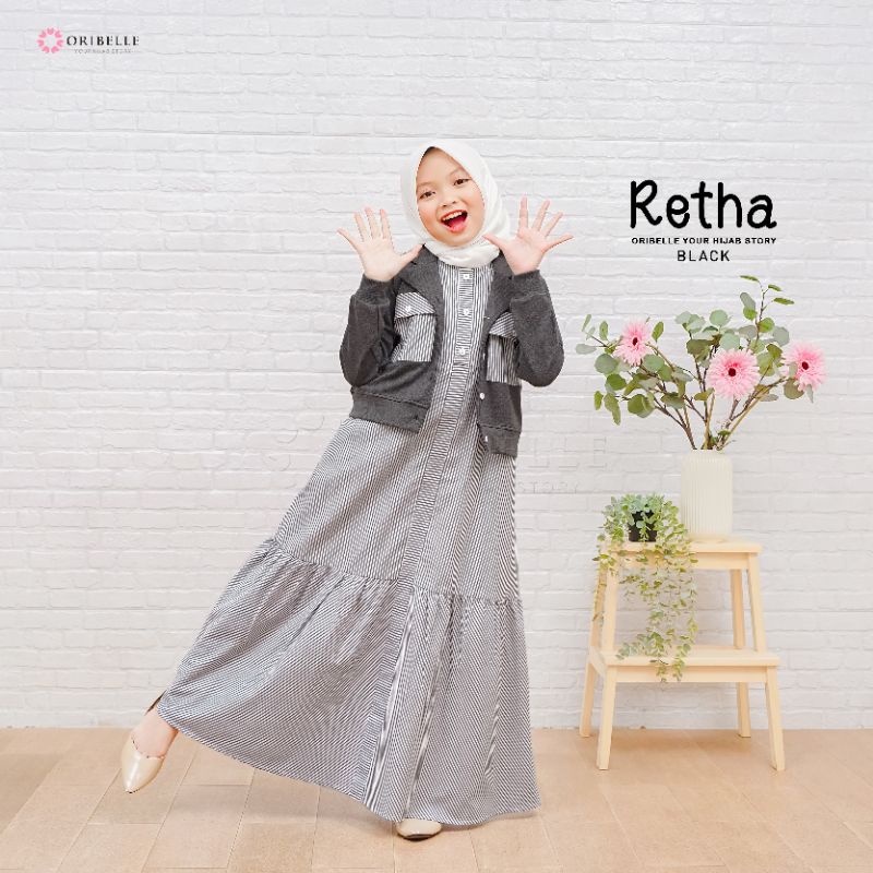 GAMIS ONE SET CARDIGAN &amp; DRESS © RETHA ORIBELLE