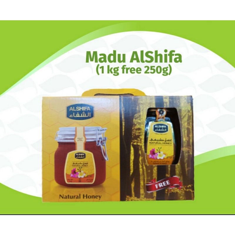 

Madu Murni Alshifa 1kg Free Alshifa 250gr