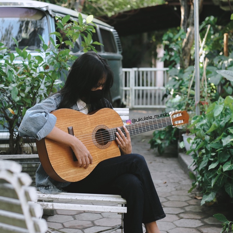 GITAR KLASIK YAMAHA CUTWAY C315 FULLSET CUSTOM-1