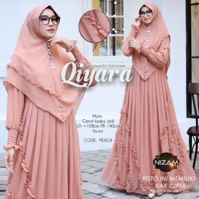 Gamis qiara renda