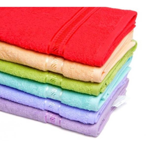 Handuk Merah Putih Kecil / Sport / Olahraga / Wajah / Senam / Lap Ukuran 30x70 Cm