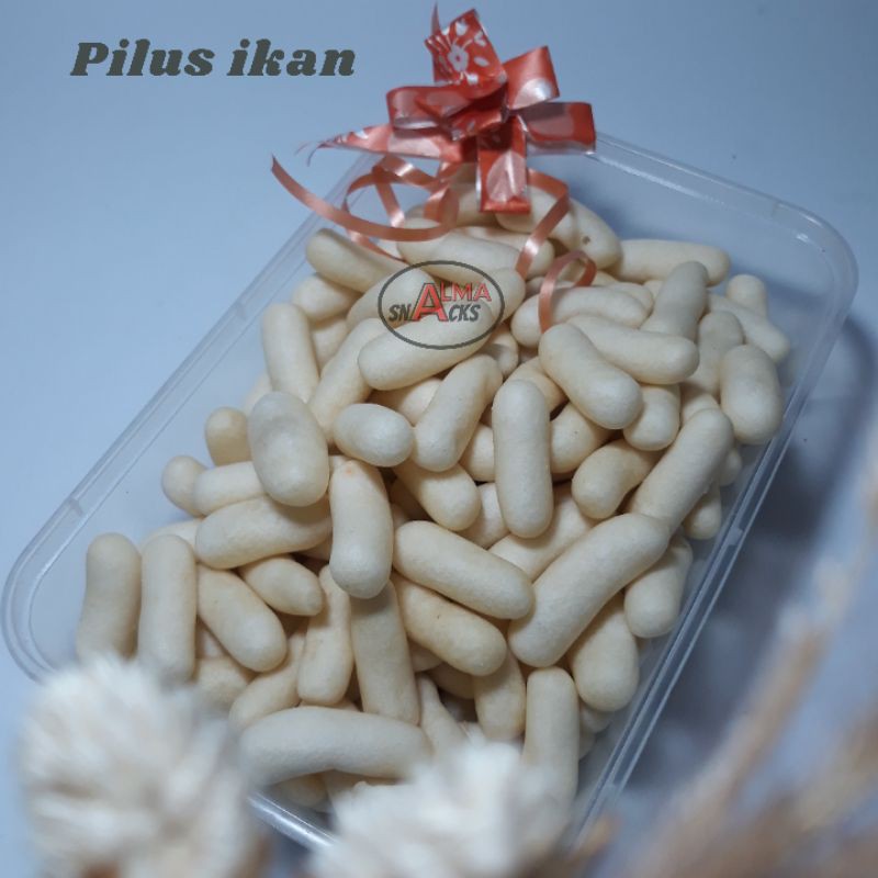 PILUS IKAN 250gram / kapsul ikan / SNACK KILOAN MURAH/ ALMA.SNACK