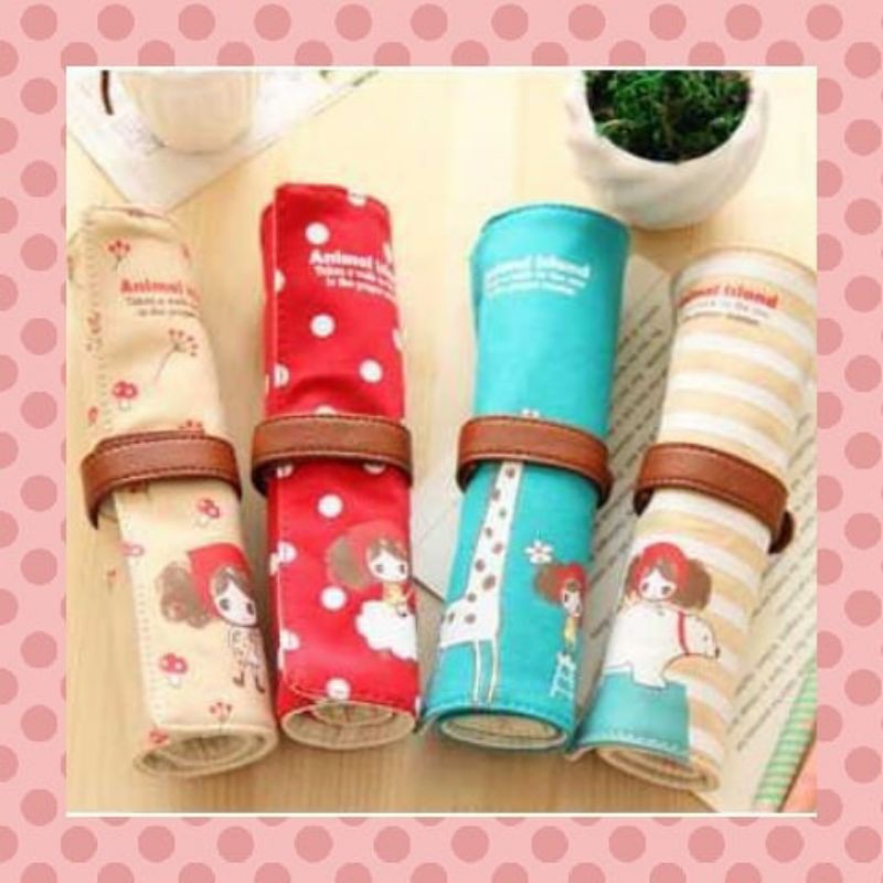 

Kotak Pensil Motif Lucu Model Gulung - BIDAI