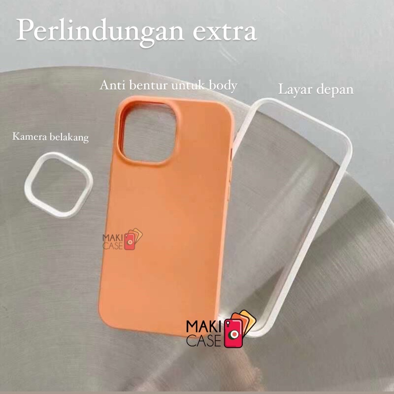 Silicone Armor Case Pelindung iPhone