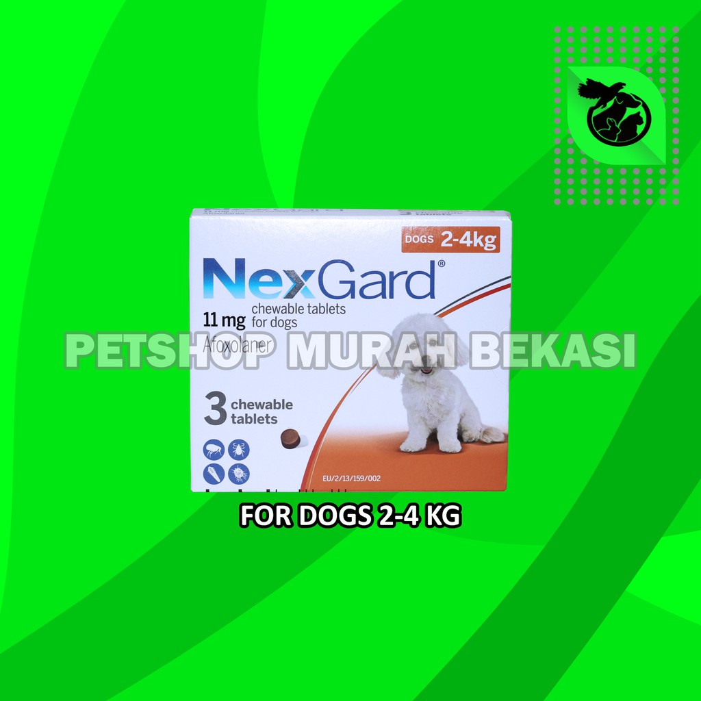 Obat Kutu Tungau Demodex Anjing NexGard Tablet