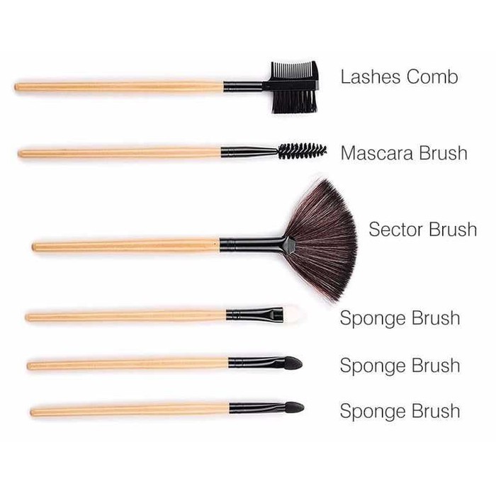 Brush Make Up 32 Set dengan Pouch -MK02