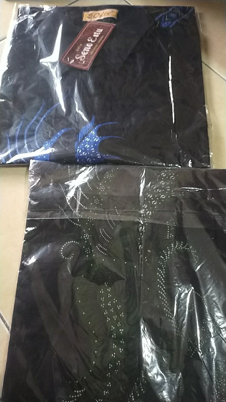 Batik Lengan Pendek Motif Wayang Dan Elung