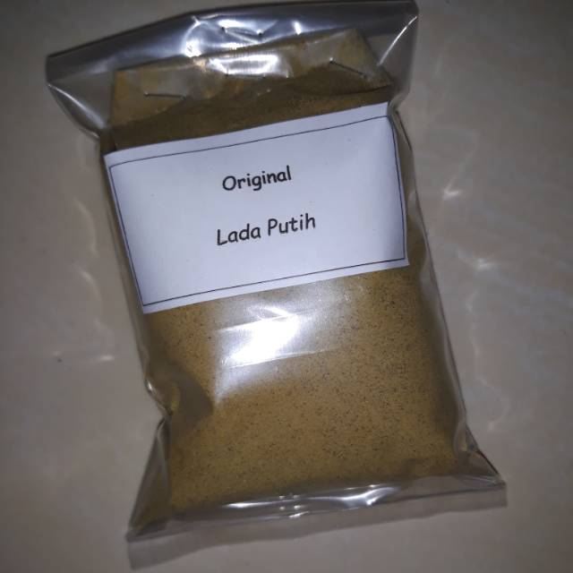 

Original Lada putih / merica bubuk serbuk powder asli tanpa campuran