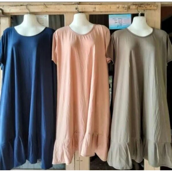 daster jumbo XXXL // daster polos // daster jersey rempel // daster ruffle polos // daster kekinian 