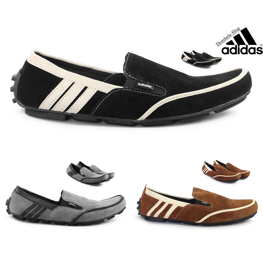 TERMURAH SSR - SEPATU SLOP PRIA ADIDAS DEMBELE CASUAL SLIP ON