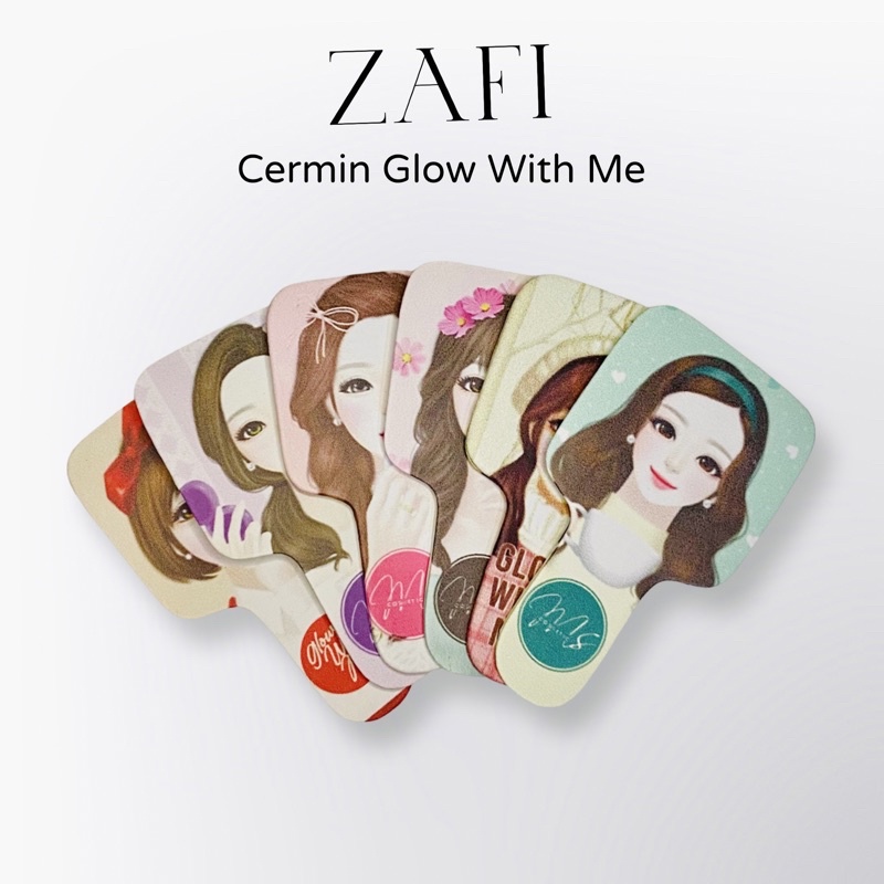 Cermin Ms glowKaca Ms Glow Cermin Ms Cosmetic Cermin tangan Hand Mirror-GLOW WITH ME