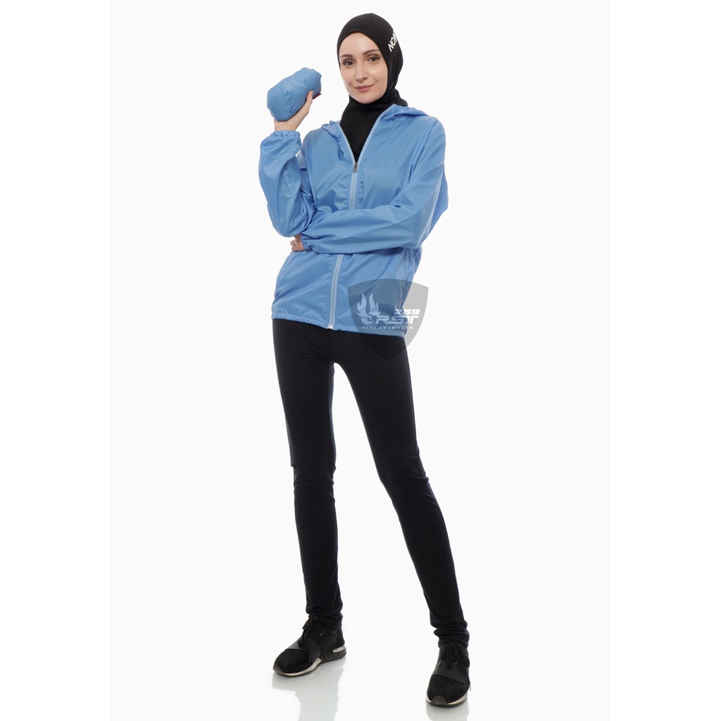 JAKET PARASUT WANITA OLAHRAGA JOGGING LARI WATERPROOF