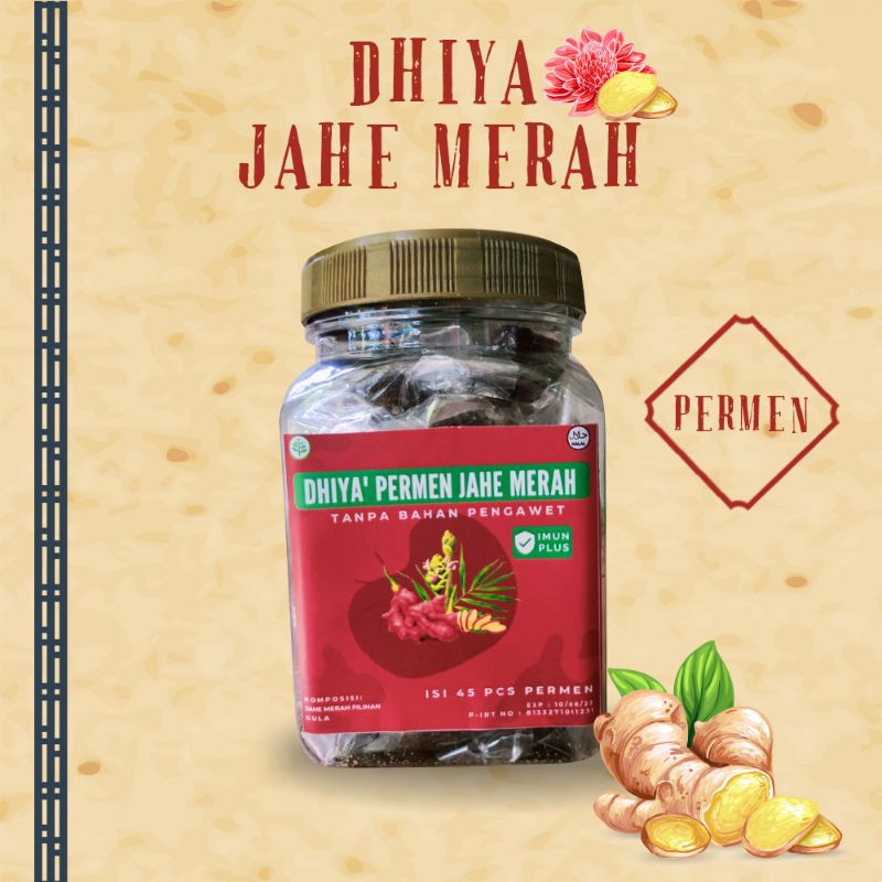 

DHIYA herbal - permen jahe merah