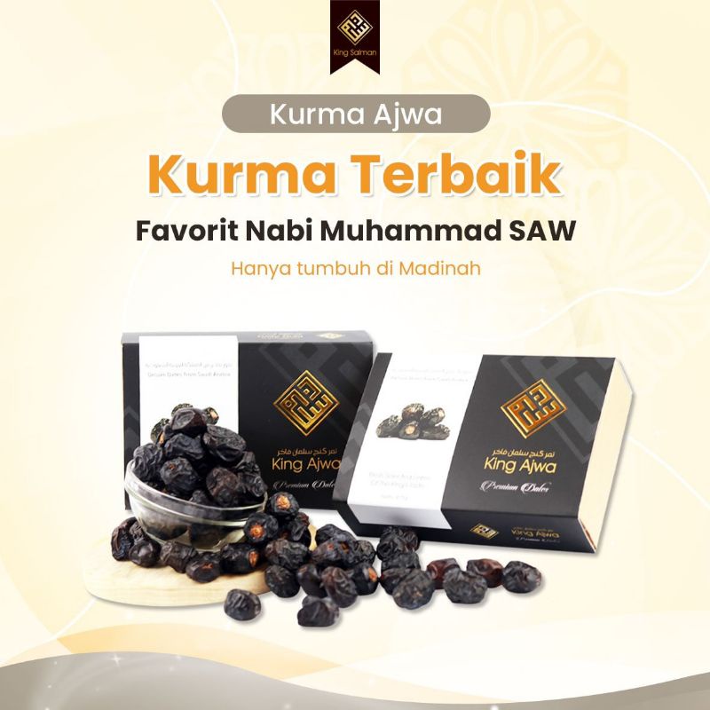 

PROMO TERMURAH KURMA AJWA KING SALMAN BEST QUALITY ASLI ARAB SAUDI