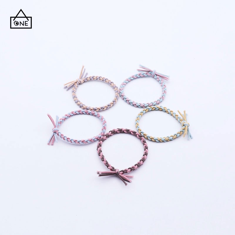 COD❤Ikat Rambut Wanita Korea Ikat Rambut Fashion Warna-warni Elastisitas Tinggi Aksesoris A one