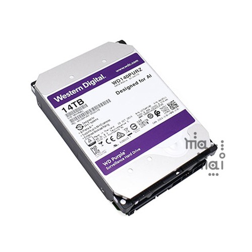 WD PURPLE WD140PURZ 14 TB 3,5&quot; SURVEILLANCE CCTV WD PURPLE 14TB