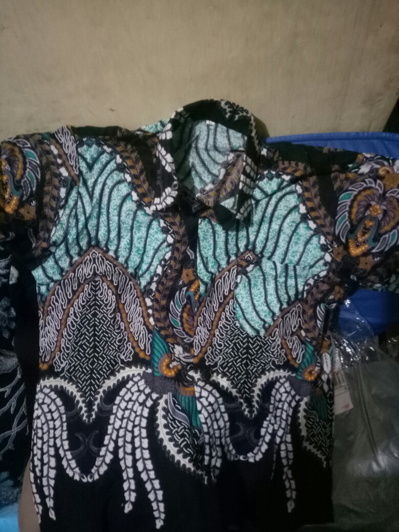 Batik Couple Keluarga Sania Ruffle Ori Ndoro Jowi Dnt Madu