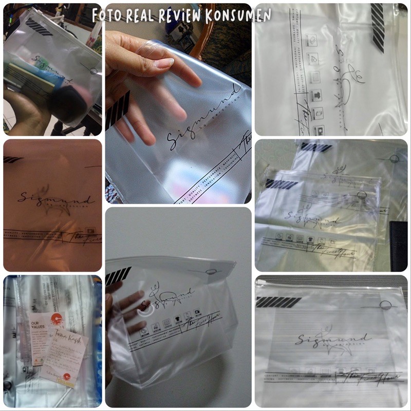 Pouch Packaging Zipper Mika Sigmund /  Wadah Serbaguna  (SIGMUND)