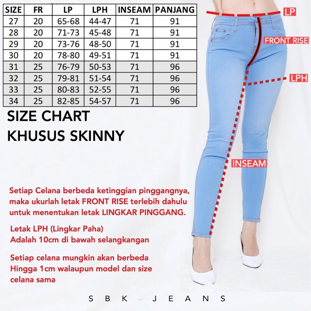Celana HW Button Up Highwaist Jeans Wanita 27-42 Kancing Depan Model Skinny Polos Hitam