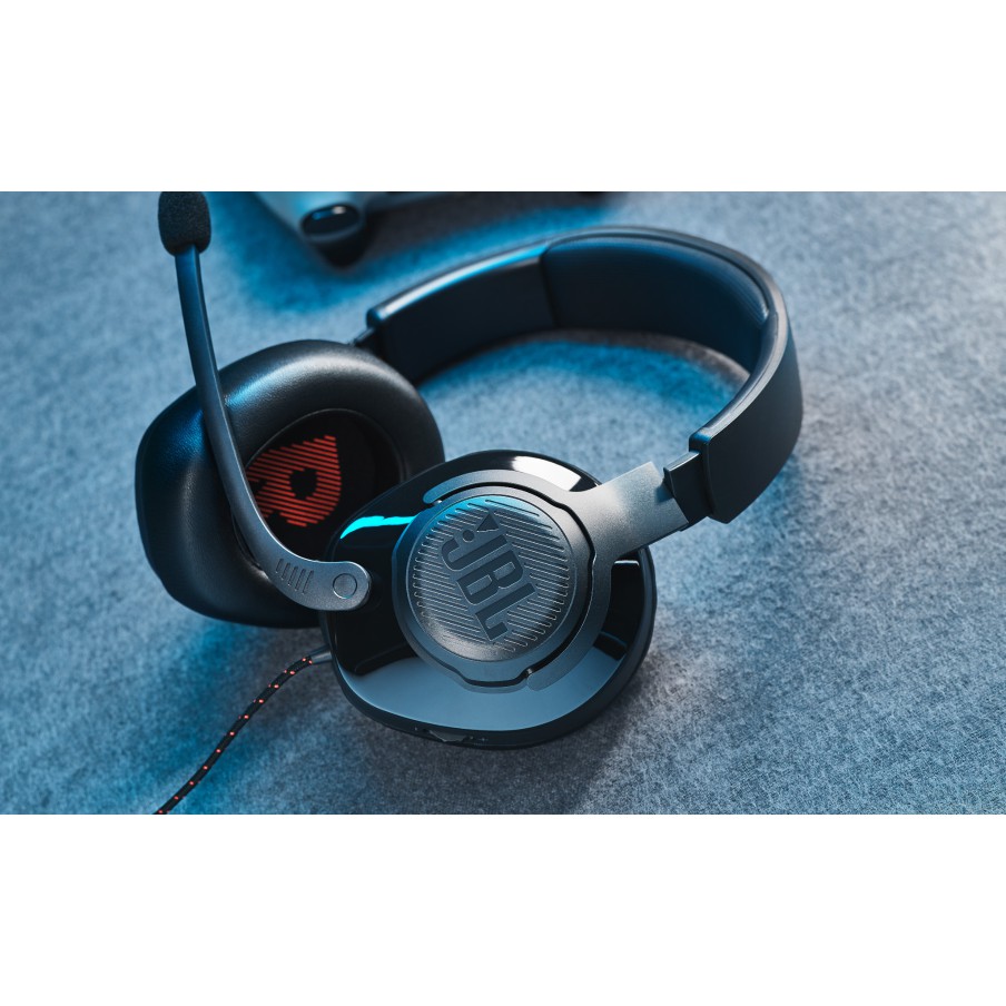 JBL Quantum 200 Wired Over-Ear with Flip-up Mic - Gaming Headset