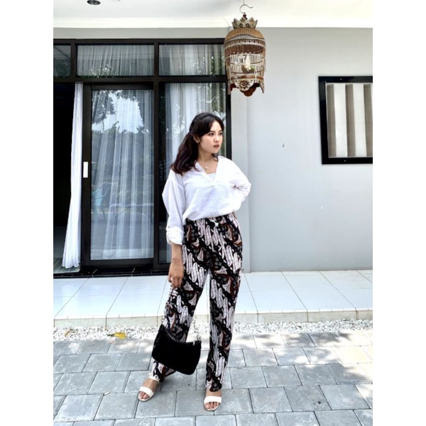 Celana Panjang Dewasa Pangsi Betawi Pria / Wanita Standar L fit XL